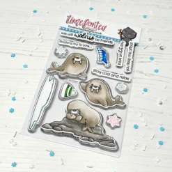 Time For Tea - Walrus Be Friends A6 Clear Stamps