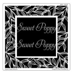 Sweet Poppy Stencil: Twisted Vine Aperture Square
